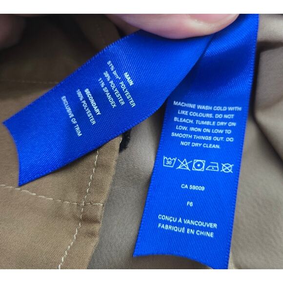 Kit & Ace Tan Activewear Pants Men's 34 - Picture 7 of 7